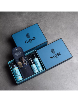 PLISSON Prestige Beard Set with Beard Brush
